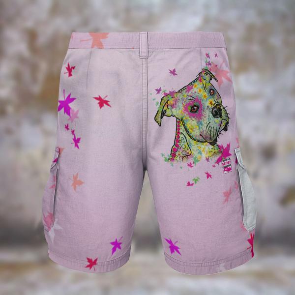 Cargohose mit Calli - Hose, lang oder kurz, bunt, 100% Polyester, Grösse S-5XL, fester Stoff, Normale Passform, SOKA, Listenhund, AmStaff, Staff, Staffordshire, PitBull, Pit, XXL Bully